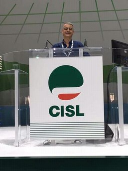 immagine con il segretario generale provinciale cisl scuola catania